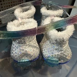 Build a Bear Skates, Sparkly booties and Leash